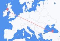 Flyrejser fra Belfast, Nordirland til Samsun, Tyrkiet