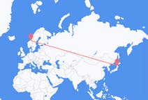 Flyreiser fra Aomori, Japan til Trondheim, Norge