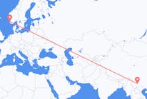 Flyrejser fra Kunming, Kina til Stavanger, Norge