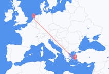 Flyg från Amsterdam, Nederländerna till Ikaria, Grekland