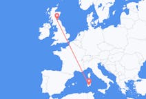 Flights from Cagliari, Italy to Edinburgh, Scotland