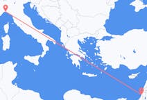 从特拉维夫飞往热那亚的航班