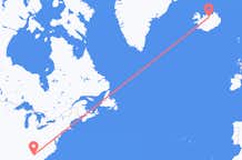 Рейсы из Атланты, Соединенные Штаты в Акюрейри, Исландия