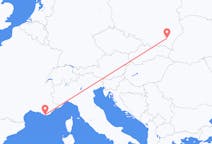 Fly fra Rzeszów til Toulon