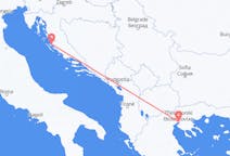 Flug frá Þessaloníku til Zadar