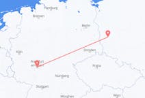 폴란드 지엘로나 고라에서 출발해 독일 프랑크푸르트로(으)로 가는 항공편