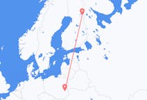Fly fra Lublin til Kuusamo