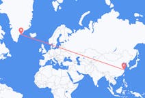 Flights from Shanghai, China to Kulusuk, Greenland
