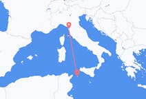 Vols depuis la ville de Pise vers la ville de Pantelleria