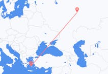 Flyg från Kazan, Ryssland till Paros, Grekland