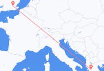 Flyg från Ioánnina, Grekland till London, England