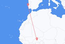Flyrejser fra Ouagadougou til Lissabon