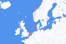 Vluchten van Ostend, Norfolk naar Molde