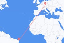 Flyrejser fra Natal, Brasilien til Nürnberg, Tyskland