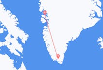 그린란드 카르수트에서 출발해 그린란드 나르사르수아크로(으)로 가는 항공편