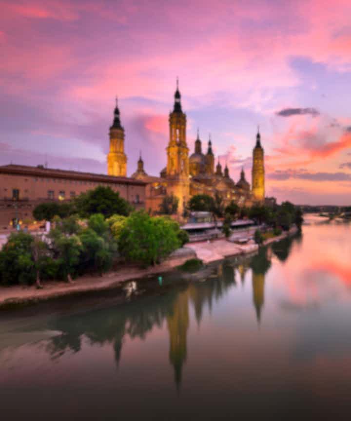 Flights from Carcassonne, France to Zaragoza, Spain