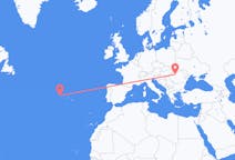 Flights from Flores Island, Portugal to Cluj-Napoca, Romania