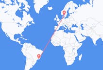 Flyrejser fra Rio de Janeiro, Brasilien til Göteborg, Sverige