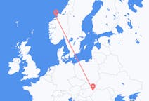 Fly fra Debrecen til Kristiansund
