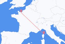 Flights from Caen, France to Bastia, France