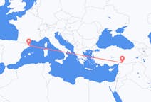 Flyg från Gaziantep, Turkiet till Girona, Spanien