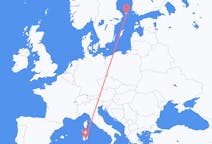 Flyreiser fra Cagliari, til Mariehamn