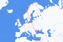 Flights from Namsos, Norway to Burgas, Bulgaria
