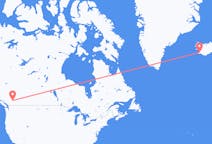Flyreiser fra Kamloops, Canada til Reykjavík, Island