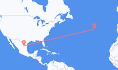 Flyg från Monterrey, Mexiko till Flores, Portugal
