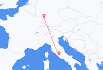 Flyreiser fra Roma, Italia til Karlsruhe, Tyskland