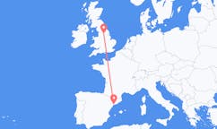 Flyreiser fra Reus, Spania til Leeds, England