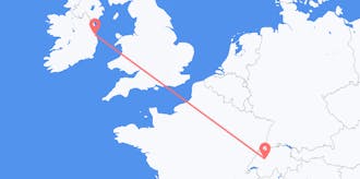 Flyreiser fra Irland til Sveits