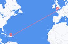 Flyrejser fra Santo Domingo til Guernsey