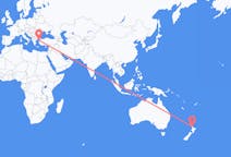Flights from Auckland, New Zealand to Çanakkale, Turkey