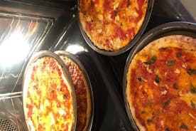 Geweldige pizza- en pastaklasse op de kookschool van Savio
