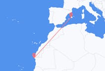 Vluchten van Nouadhibou naar Palma de Mallorca