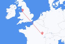 Flyreiser fra Dole, Frankrike til Liverpool, England