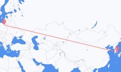Flüge von Busan, Südkorea nach Szczytno, Polen