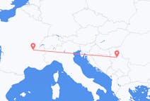 Flyreiser fra Lyon, til Beograd