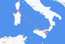 Flyg från Catania, Italien till Olbia, Italien