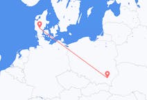 Flyg från Billund, Danmark till Rzeszów, Polen