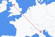 Flyg från Manchester, England till Bologna, Italien