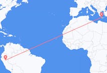 Flights from Tarapoto, Peru to Chania, Greece