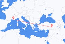 Flyreiser fra Marseille, til Malatya