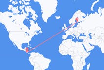 Flyreiser fra Liberia, Costa Rica til Åbo, Finland