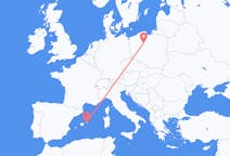 Flyreiser fra Bydgoszcz, til Mahon