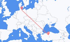 Flyg från Lübeck, Tyskland till Ankara, Turkiet