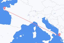 Flights from Quimper, France to Corfu, Greece