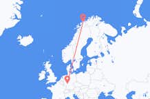 Flyreiser fra Tromsö, Norge til Frankfurt, Tyskland