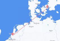 Flyg från Rotterdam, Nederländerna till Köpenhamn, Danmark